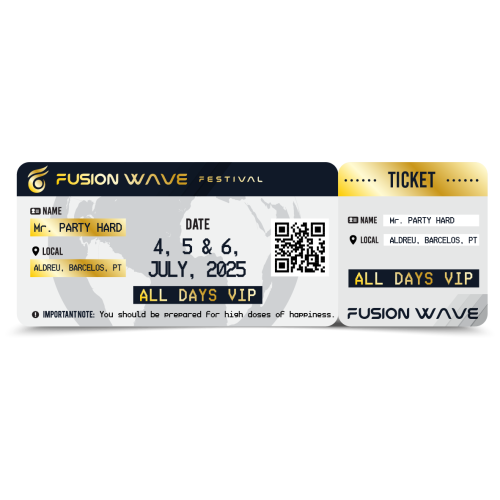 3 Days Ticket - V.I.P - July 4th, 5th, 6th